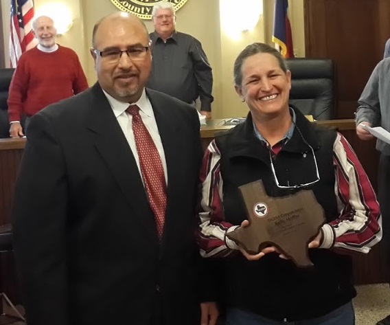 Kelly Hoffer, County Employee of the Year